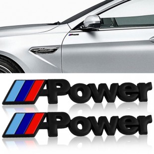 Large MPower Metal Badges