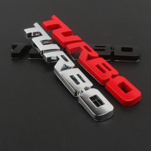 TURBO Small Metal Badges