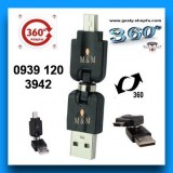 ۳۶۰ درجه مینی نر به USB نر ( حراجی )