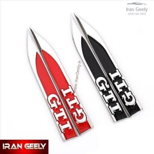 لوگوی سوپر لوکس فلزی GTI