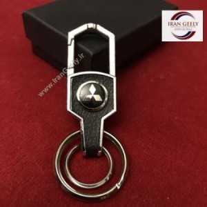 لاکچری چرم و استیل + ۲ حلقه و آویز