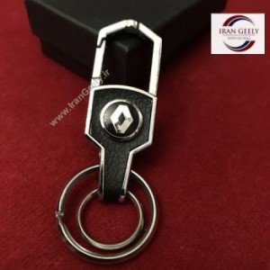 لاکچری چرم و استیل + ۲ حلقه و آویز رنو