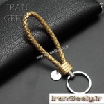 جا کلیدی چرم بافته - تک رنگ