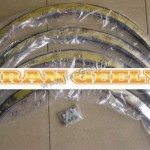 زه استیل دور گلگیر JAC J5/S5