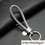 جا کلیدی چرم بافته - دو رنگ