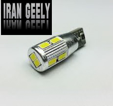 ۲عدد لامپ دارای ۱۰ اس ام دی جدید T10-10SMD-5630-CANBUS سفید