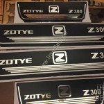 پارکابی برچسبی طرح چرم آریو - Zotye Z300