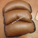 بالش چرمی کنسول وسط-مشکی