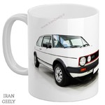 ماگ با لوگو فولکس بیتل مشکی