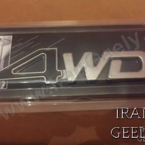 4WD emblem badge