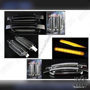 دریچه لوکس کروم چراغ دار+ LED