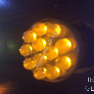 یک جفت لامپ کریستالی زرد 12 SMD ( حراجی )