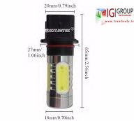 P13W 5502 led fog lamp 7.5W xenon white