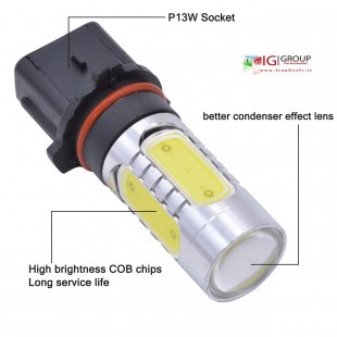 P13W 5502 led fog lamp 7.5W xenon white