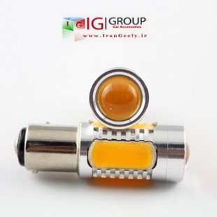 یک جفت لامپ کریستالی زرد 9 SMD