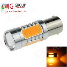 یک جفت لامپ کریستالی زرد 9 SMD