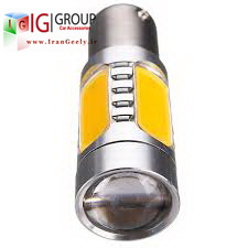 یک جفت لامپ کریستالی زرد 9 SMD