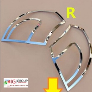 قاب کروم چراغ عقب جیلی امگرند X7