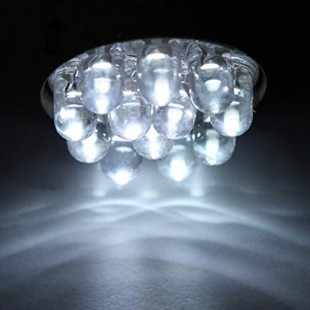 یک جفت لامپ کریستالی سفید 19 SMD فندوقی ( حراجی )