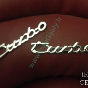 یک جفت TURBO Metal Italic Badges