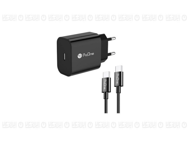 شارژر دیواری پرووان مدل PWC501 به همراه کابل USB-C