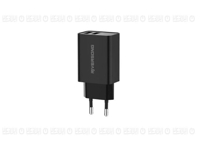 شارژر دیواری Riversong مدل SafeKub D2 AD29-EU به همراه کابل Lightning