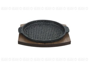 تابه گریل چدن  نالینو مدل Fahita20 تک (بازیره چوبی)
