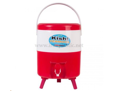 کلمن آب 10 لیتری دو رنگ کیش ترموس
