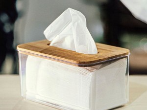 جای دستمال کاغذی پلاستیکی طرح چوب دنزی پلاستیک
