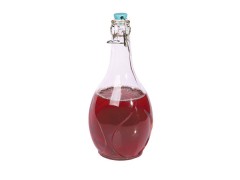 بطری چفتی طرح برگ لیمون پلاستیک