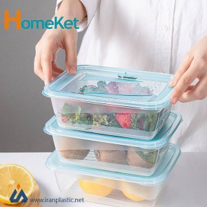 ظرف غذای مستطیل دربدار دلژین هوم کت