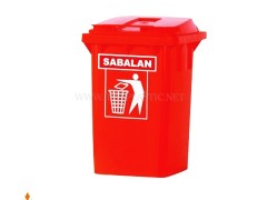 سطل زباله ساده 40 لیتری سبلان پلاستیک