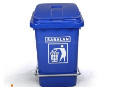 سطل زباله پدال‌دار ۶۰ لیتری سبلان پلاستیک