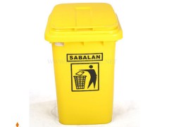 سطل زباله ۶۰ لیتری ساده سبلان پلاستیک 