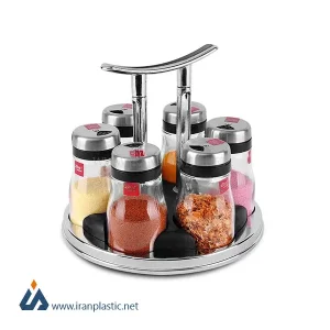 سرویس ادویه ماسالا یک طبقه زیباسازان پلاستیک کد 11143