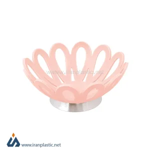 سبد میوه پایه استیل لیمون پلاستیک کد 138