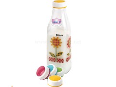 بطری زئوس گلدار بلور نیلوفر