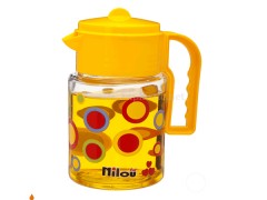 پارچ گرد گلدار نیلوفر سایز 2