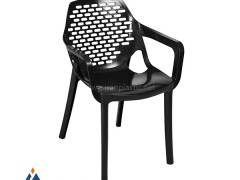 صندلی آتیلا نقش بیضی دسته دار هوم کت