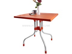 میز تاشو 4 نفره پایه فلزی هوم کت پلاستیک