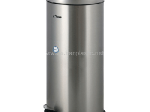 سطل استیل 30 لیتری سرکوله آرام بند دار
