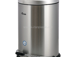 سطل زباله استیل پدالدار 20 لیتری سرکوله CE20