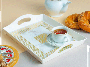 سینی رز طلاکوب رزگلد پلاستیک 2332