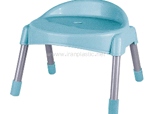 چهارپایه پلاستیکی پایه فلزی 662 ناصر پلاستیک