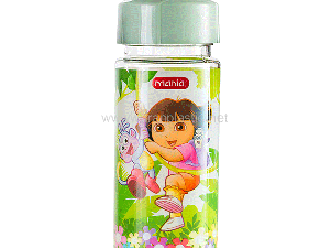 مانیا بطری استوانه ای طرح کارتونی نی دار 305010