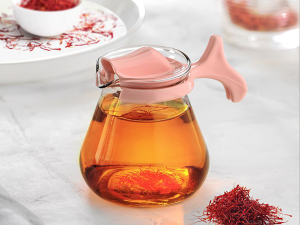 قوری زعفران شیشه ای بلور پیشتازان 8195