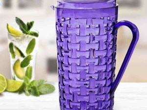 پارچ آب پلاستیکی حصیری یسنا پلاستیک 5070