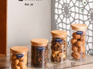 بانکه ادویه بلور درب چوبی کارولین CAOILIN