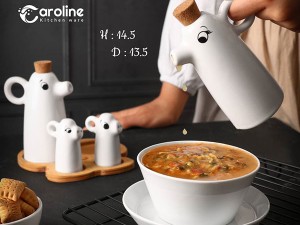 ست آشپزخانه سرامیکی طرح پنگوئن کارولین