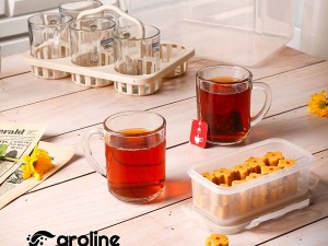 سرویس چای خوری مسافرتی چهار نفره کارولین